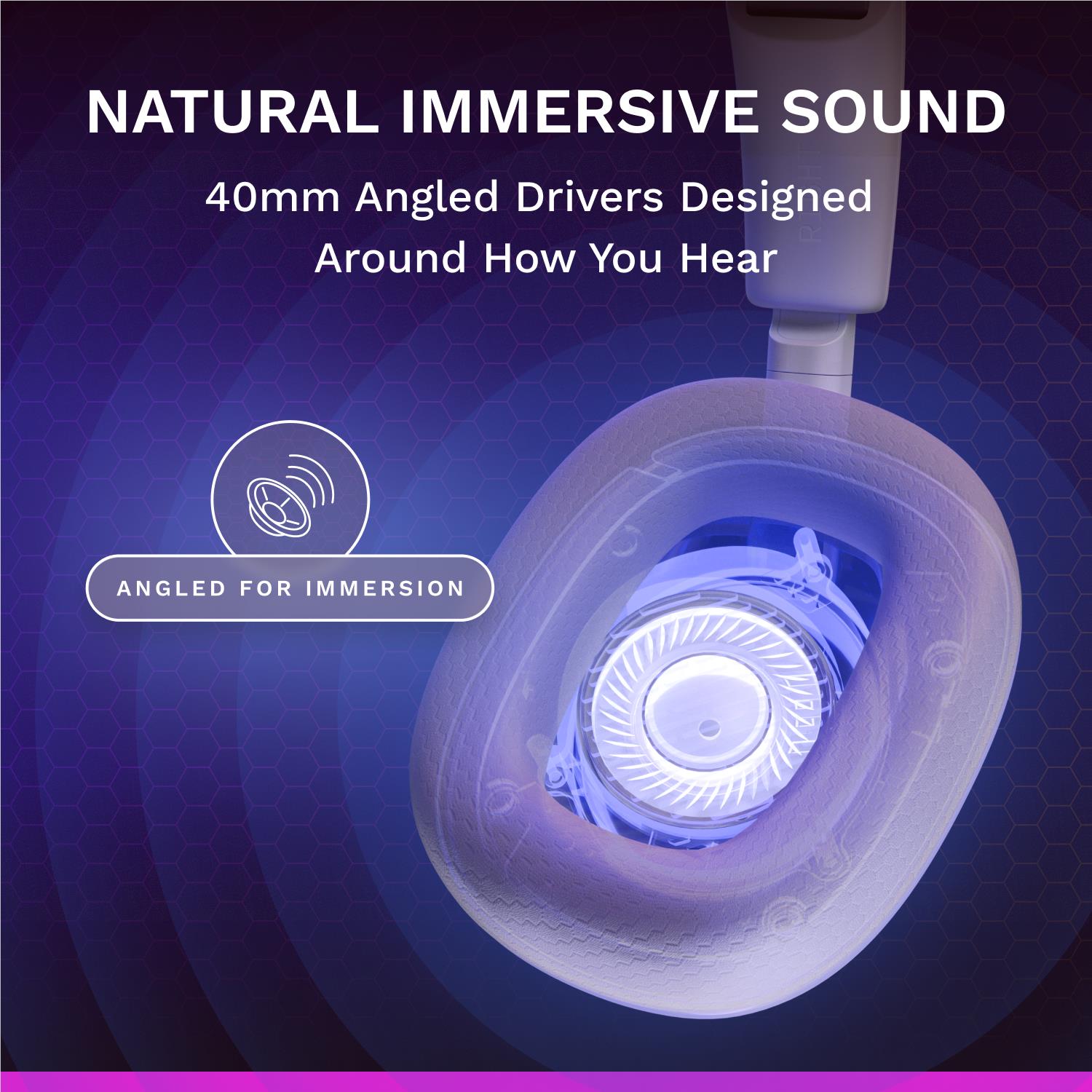 Glorious GHS Eternal RGB Stereo RGB Gaming Headset for PS5, PS4, Switch and PC (White)