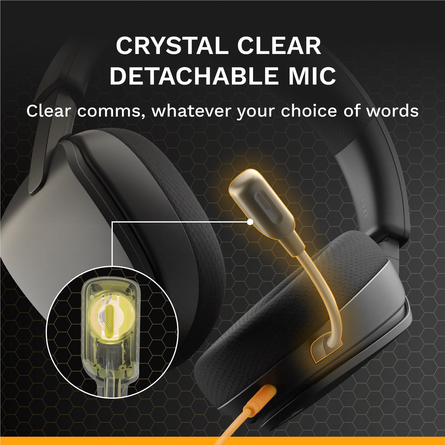 Glorious GHS Eternal Stereo Gaming Headset for PS5, PS4, Xbox, Switch and PC (Black)